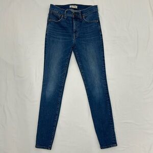 Madewell 9” Mid Rise Skinny Jeans Women's Size 28